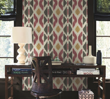 AB3091 Patan Ruby Artifacts Wallpaper by York Wallcoverings