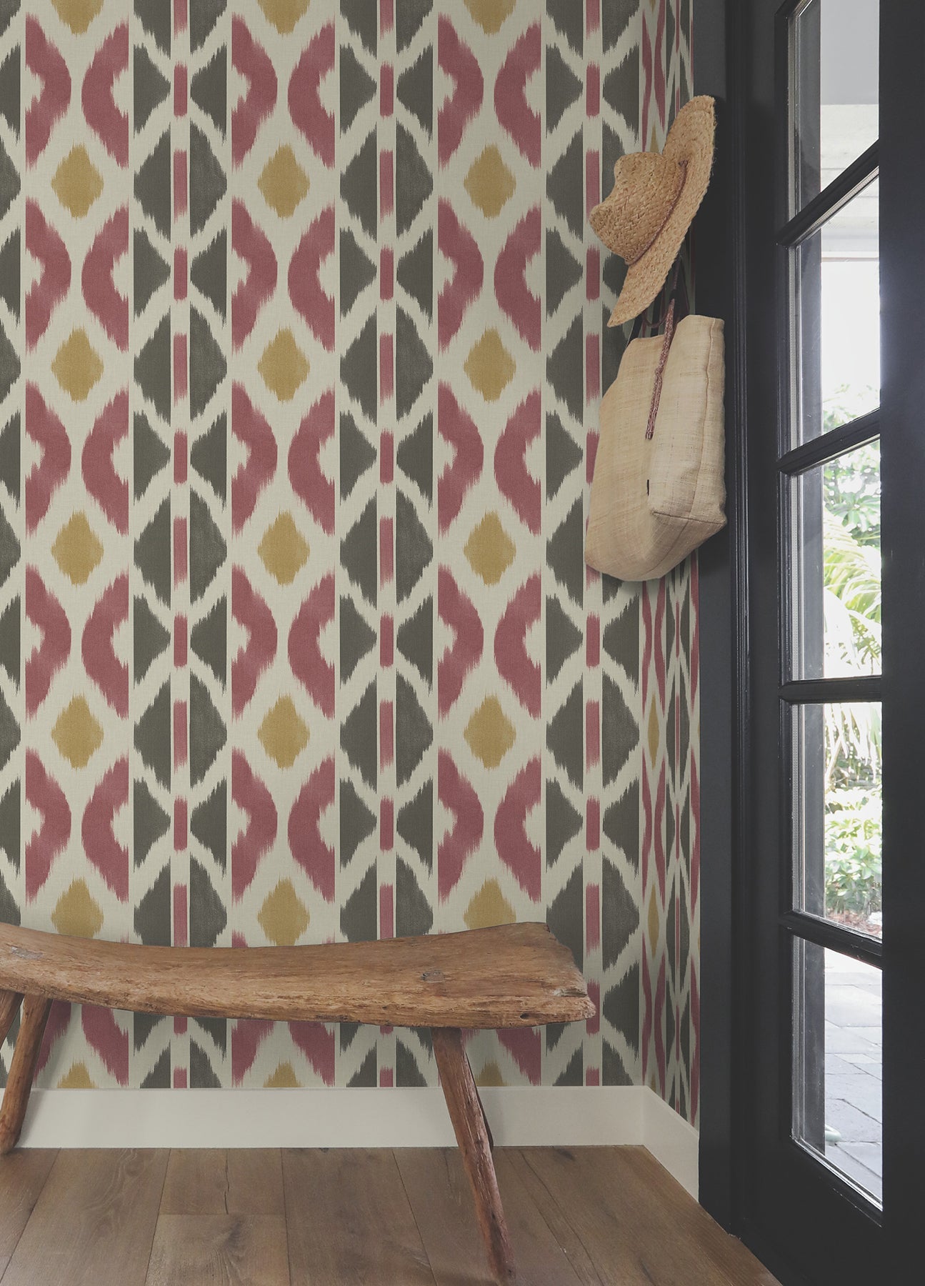 AB3091 Patan Ruby Artifacts Wallpaper by York Wallcoverings