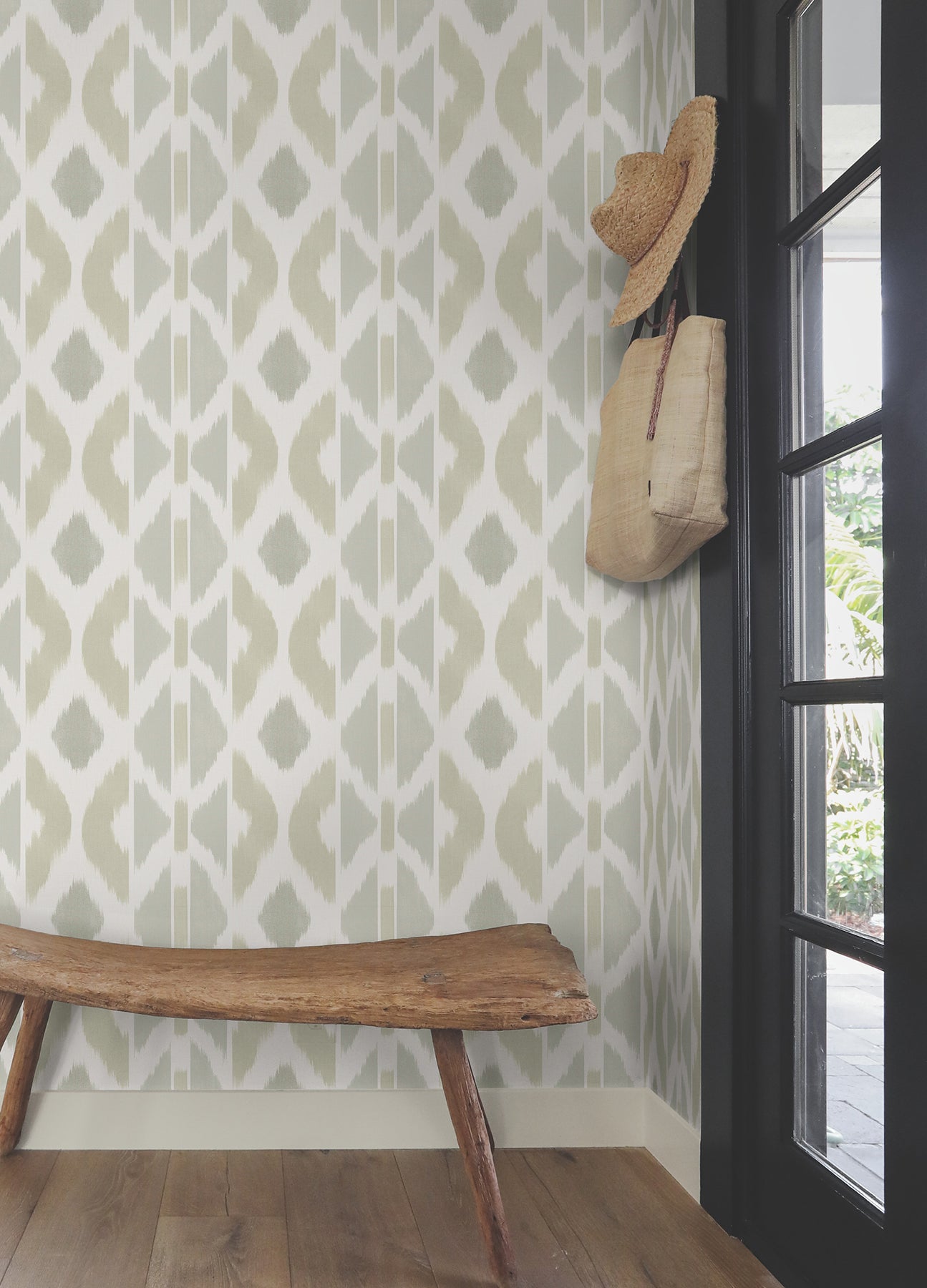 AB3093 Patan Beige Artifacts Wallpaper by York Wallcoverings