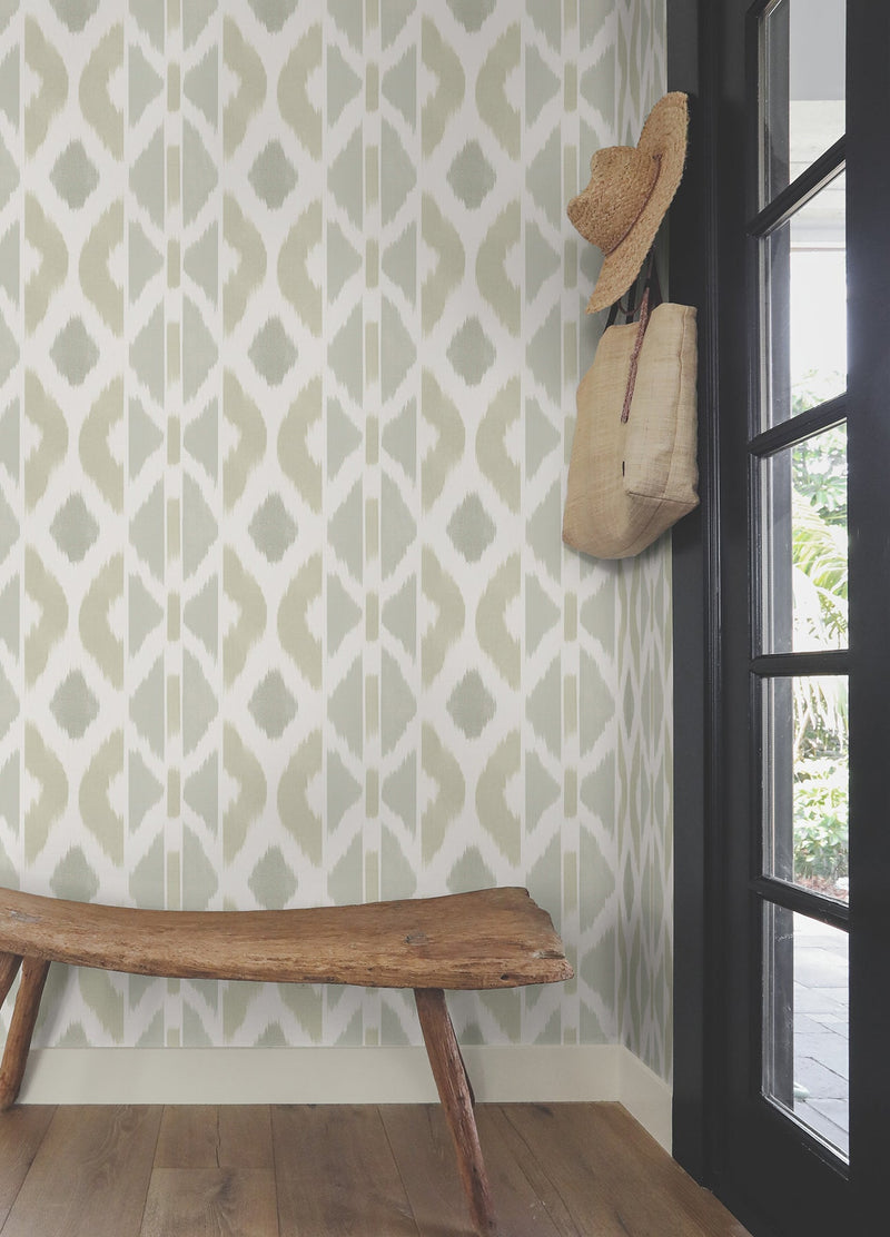 AB3093 Patan Beige Artifacts Wallpaper by York Wallcoverings