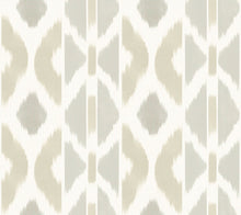 AB3093 Patan Beige Artifacts Wallpaper by York Wallcoverings
