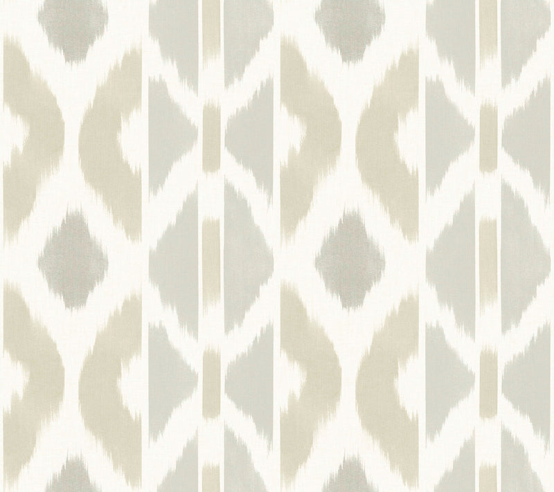 AB3093 Patan Beige Artifacts Wallpaper by York Wallcoverings