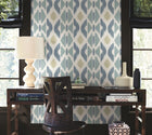 AB3094 Patan Denim Artifacts Wallpaper by York Wallcoverings