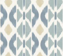 AB3094 Patan Denim Artifacts Wallpaper by York Wallcoverings