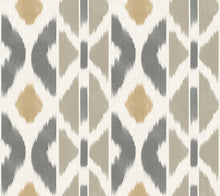 AB3095 Patan Taupe Artifacts Wallpaper by York Wallcoverings