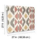 AB3096 Patan Sedona Artifacts Wallpaper by York Wallcoverings