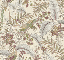 AB3101 Heronwood Mulberry Artifacts Wallpaper by York Wallcoverings