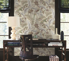 AB3101 Heronwood Mulberry Artifacts Wallpaper by York Wallcoverings