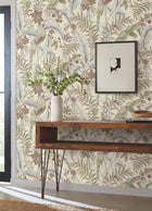 AB3101 Heronwood Mulberry Artifacts Wallpaper by York Wallcoverings