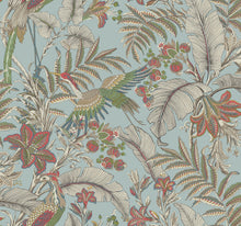 AB3102 Heronwood Sky Blue Artifacts Wallpaper by York Wallcoverings