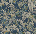 Heronwood Navy Artifacts Wallpaper by York Wallcoverings