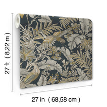 AB3104 Heronwood Black Artifacts Wallpaper by York Wallcoverings