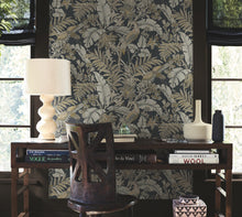 AB3104 Heronwood Black Artifacts Wallpaper by York Wallcoverings