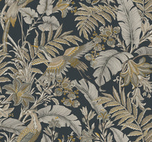AB3104 Heronwood Black Artifacts Wallpaper by York Wallcoverings