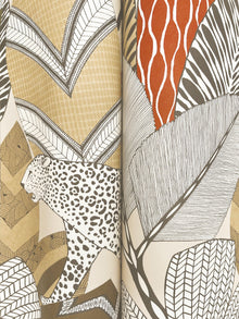AB3111 Namiri Ochre Artifacts Wallpaper by York Wallcoverings