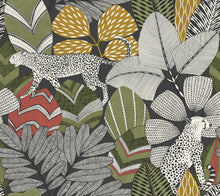 AB3112 Namiri Black Artifacts Wallpaper by York Wallcoverings