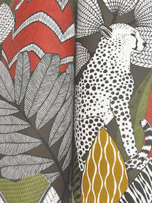 AB3112 Namiri Black Artifacts Wallpaper by York Wallcoverings
