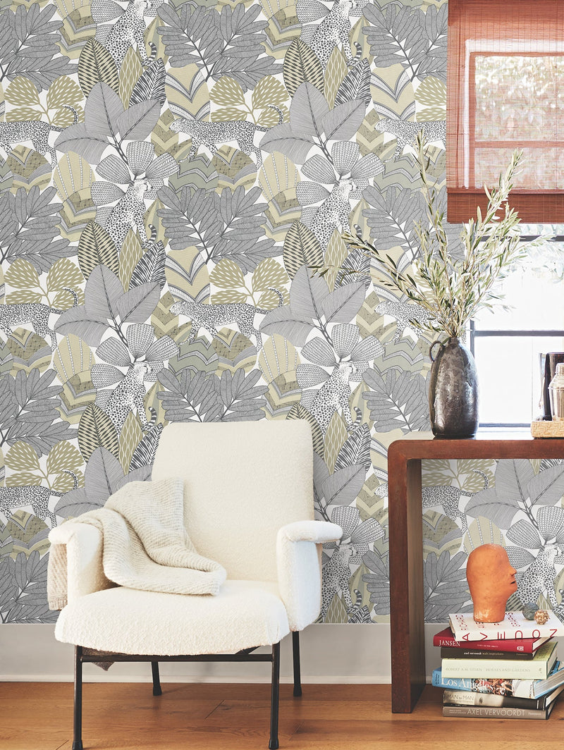 AB3113 Namiri Neutral Artifacts Wallpaper by York Wallcoverings