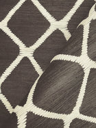 AB3121 Tonga Black & White Artifacts Wallpaper by York Wallcoverings