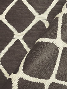 AB3121 Tonga Black & White Artifacts Wallpaper by York Wallcoverings