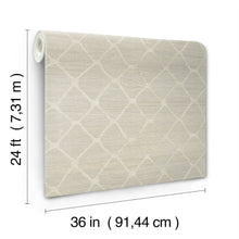 AB3122 Tonga Putty Artifacts Wallpaper by York Wallcoverings