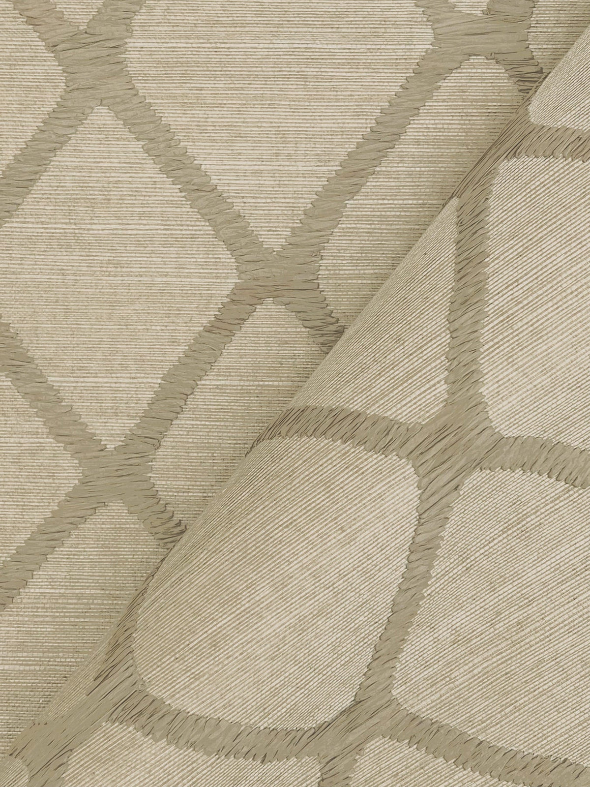 AB3123 Tonga Taupe Artifacts Wallpaper by York Wallcoverings