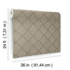AB3123 Tonga Taupe Artifacts Wallpaper by York Wallcoverings