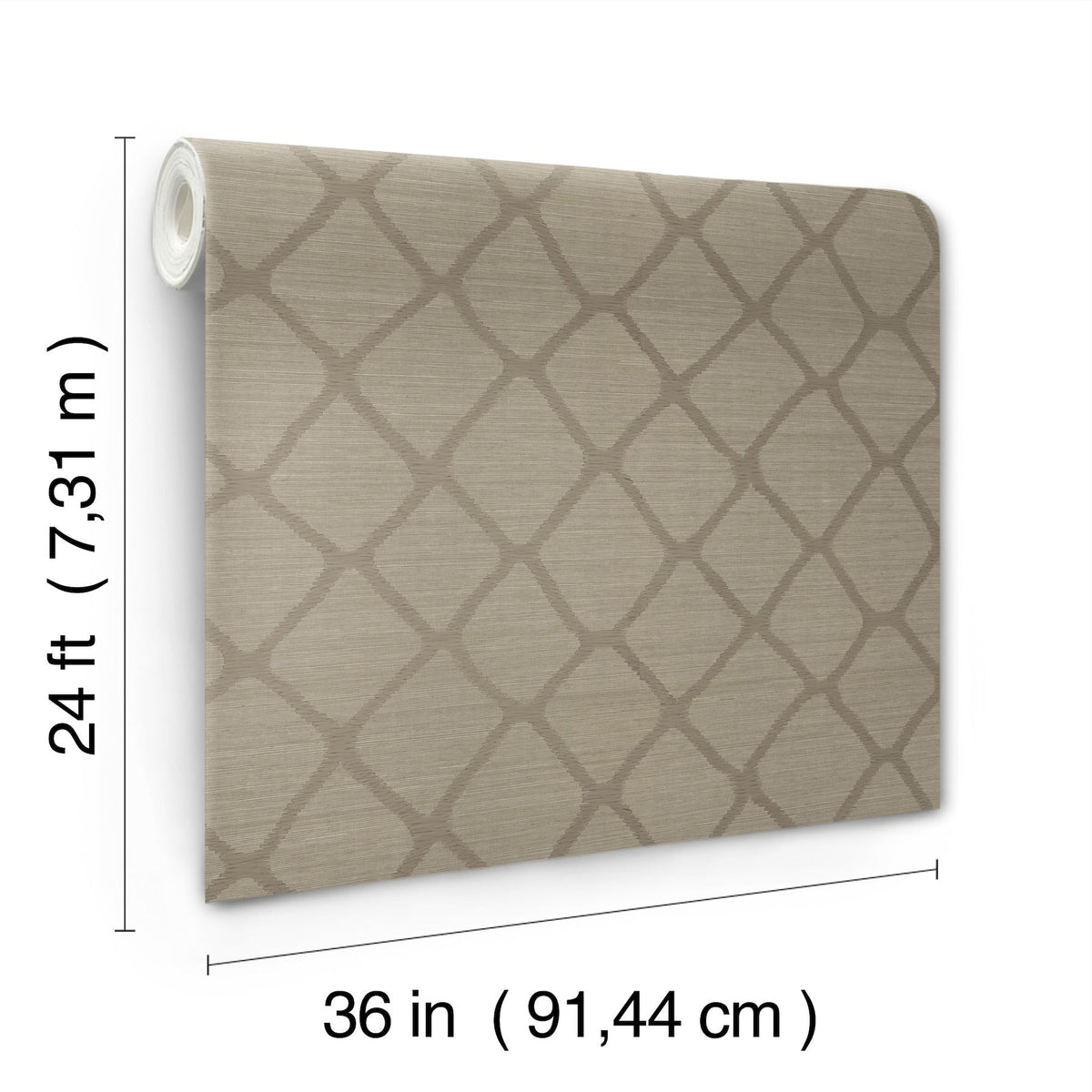 AB3123 Tonga Taupe Artifacts Wallpaper by York Wallcoverings