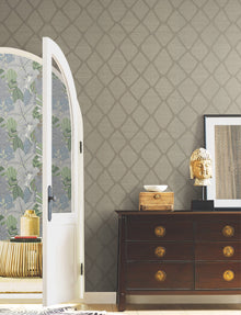 AB3123 Tonga Taupe Artifacts Wallpaper by York Wallcoverings