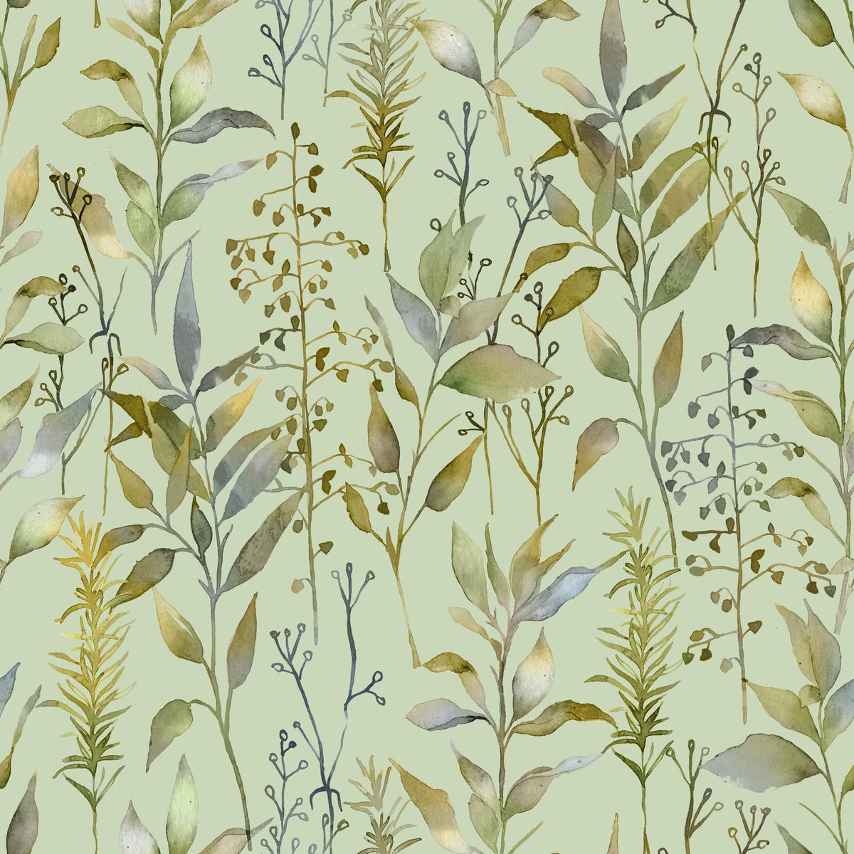 Aberduna Sage Wallpaper by Voyage Maison | ABERDUN/WPO/SAG