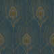 Peacock Absolutely Chic Wallpaper by Galerie