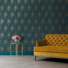 Peacock Absolutely Chic Wallpaper by Galerie