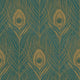Peacock Absolutely Chic Wallpaper by Galerie