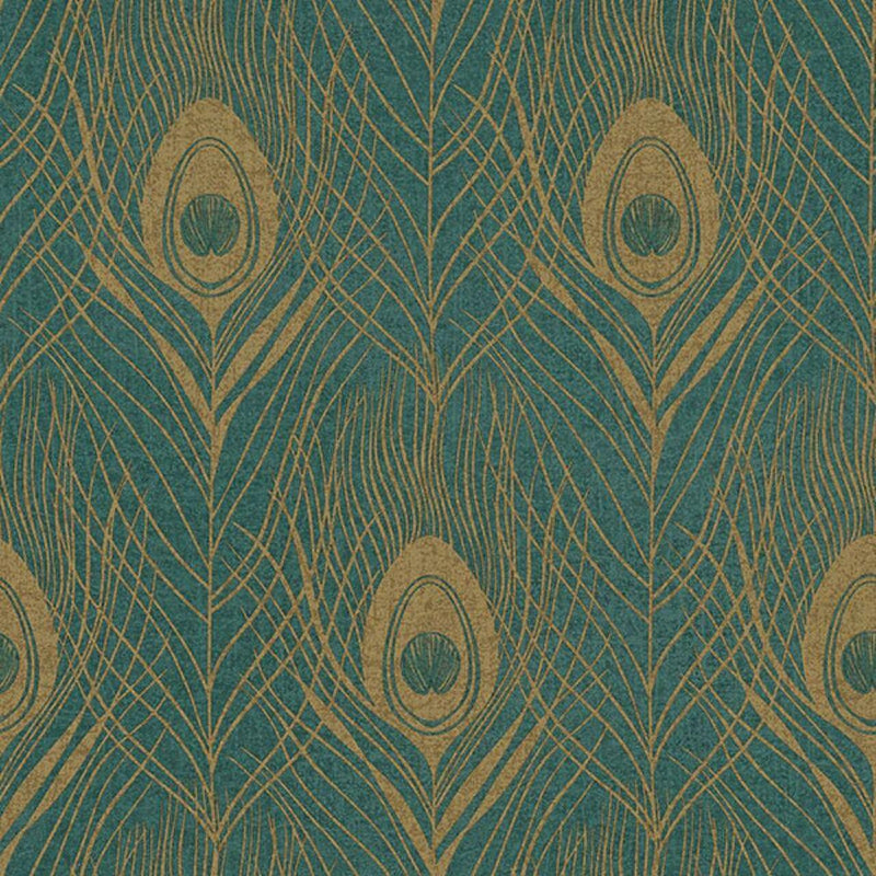 AC60006 Peacock Absolutely Chic Wallpaper by Galerie