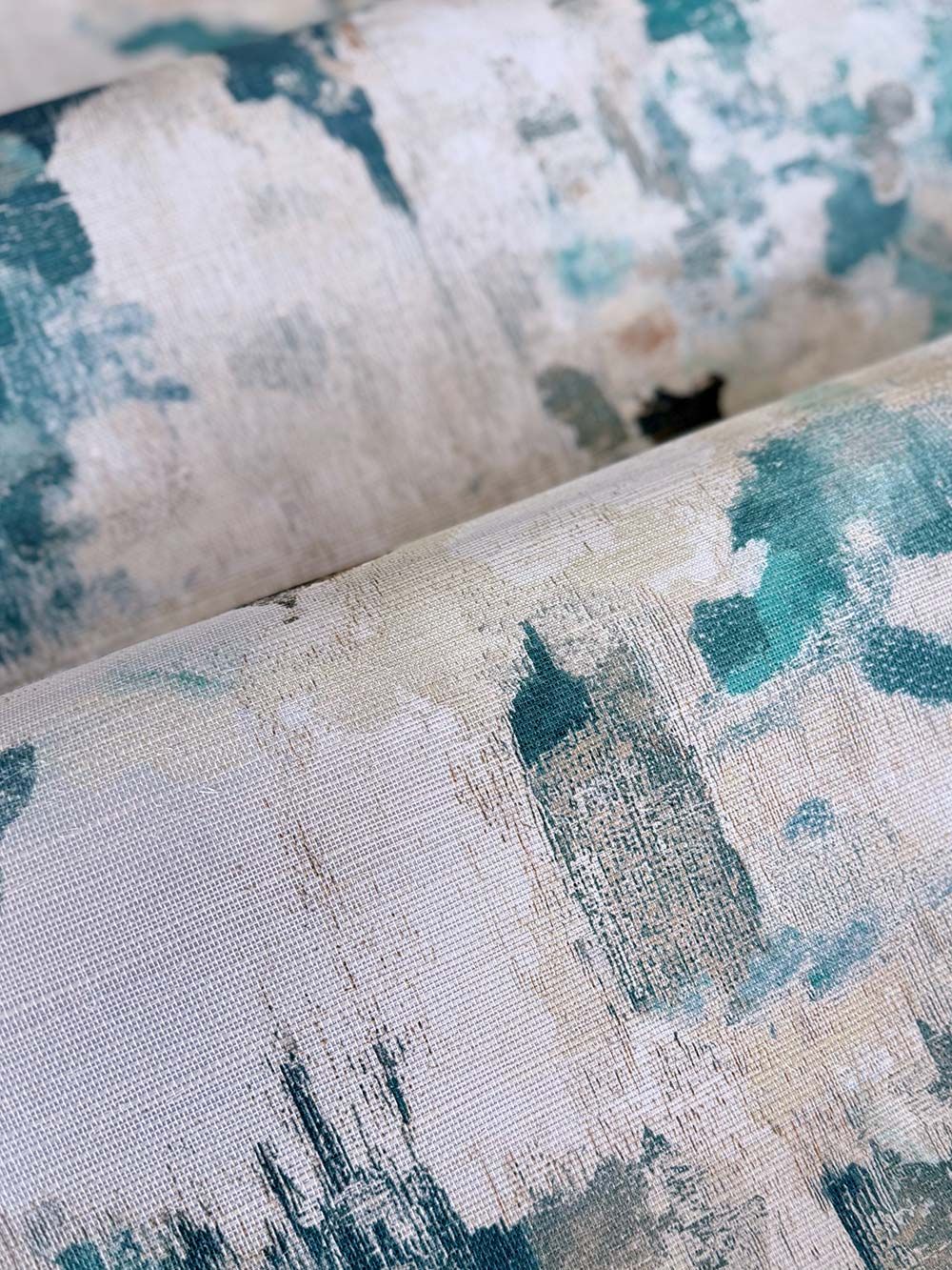 AE02607 Bergamo Teal Aeterna Wallpaper by Sketch Twenty 3