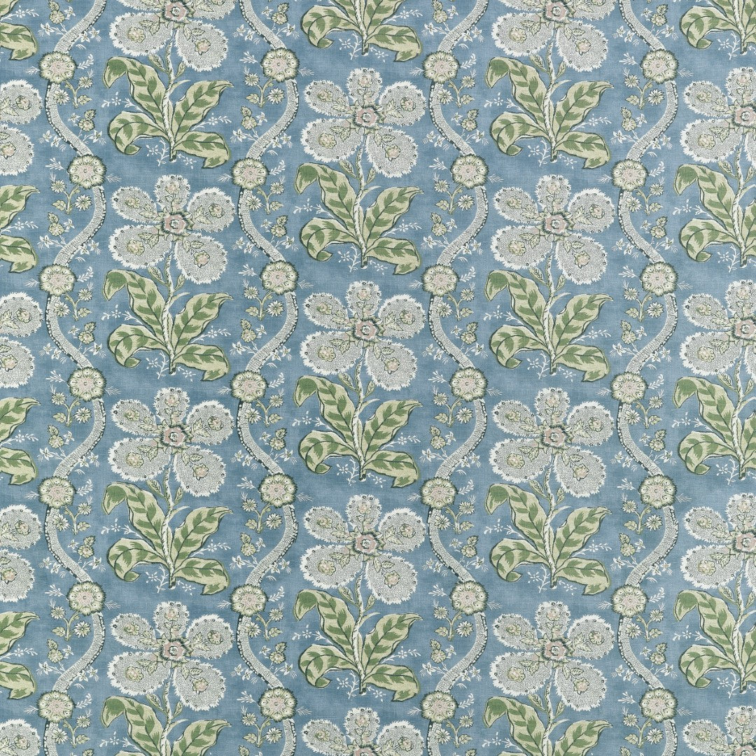 St. Gilles Mineral and Green Clermont Fabric by Anna French