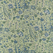 AF10727 Francois Green and Blue Fabric by Anna French