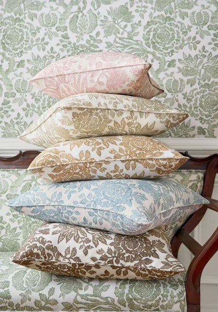 Sigourney Blue Clermont Fabric by Anna French