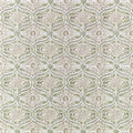 Cecilia Green and Beige Clermont Fabric by Anna French