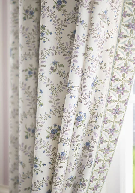 Juliette Trail Lavender and Blue Clermont Fabric by Anna French