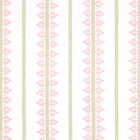 AF15100 Fern Stripe Antilles Blush Fabric by Anna French