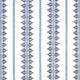 Fern Stripe Antilles Navy Fabric by Anna French