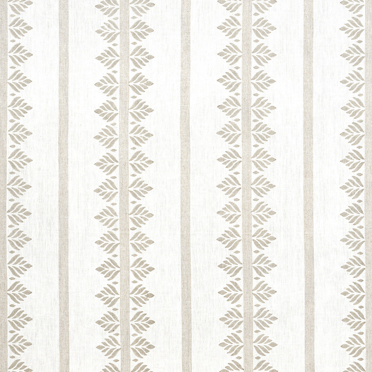 AF15104 Fern Stripe Antilles Beige Fabric by Anna French