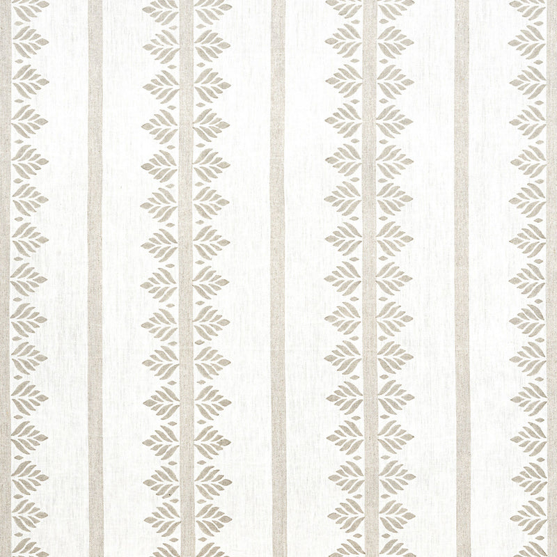 AF15104 Fern Stripe Antilles Beige Fabric by Anna French