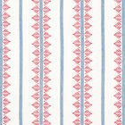 AF15105 Fern Stripe Antilles Red/Blue Fabric by Anna French