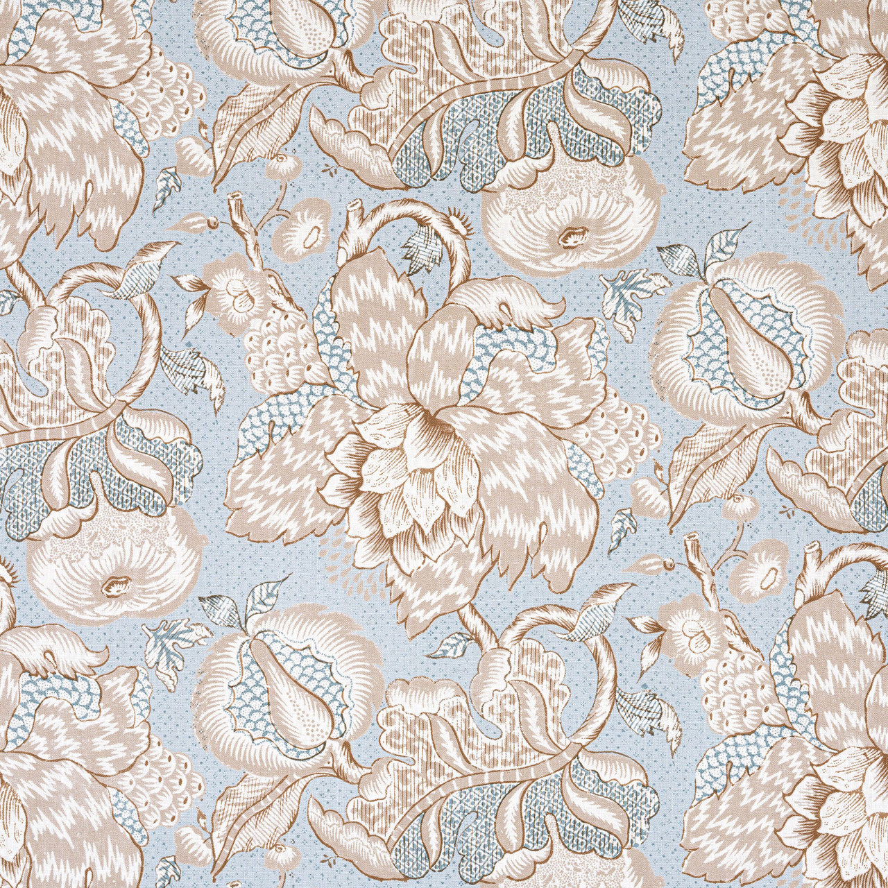 AF15108 Westmont Antilles Spa Blue Fabric by Anna French