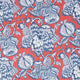 Westmont Antilles Red/Blue Fabric by Anna French