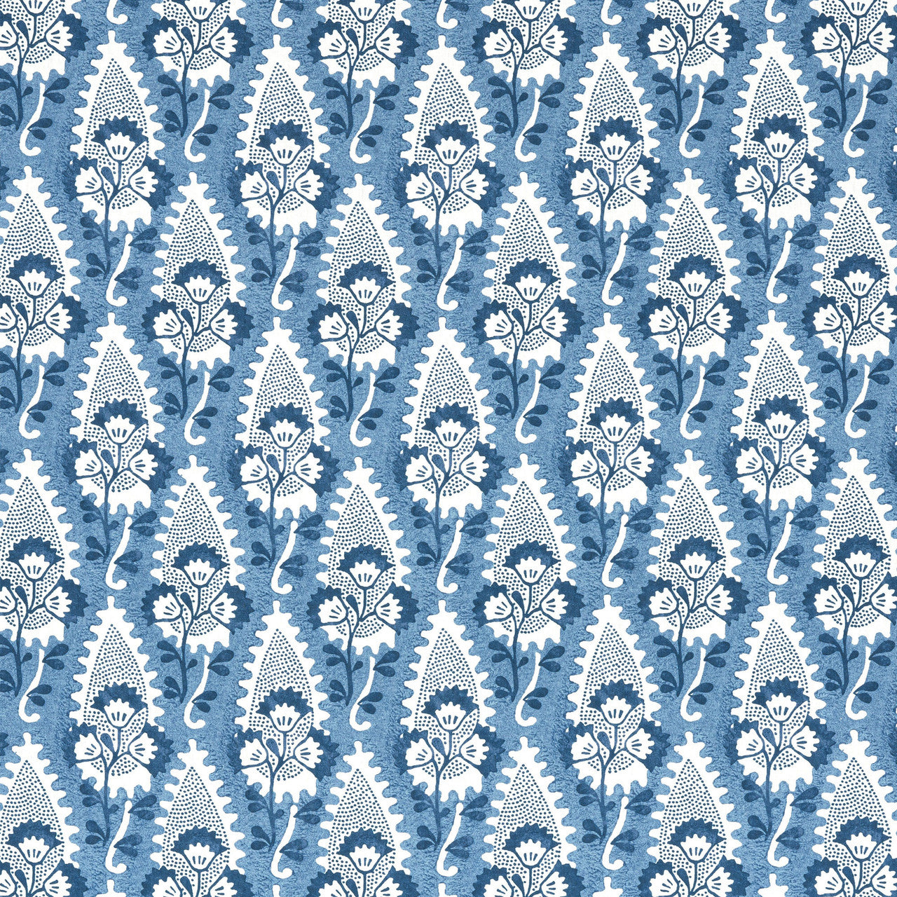 AF15120 Cornwall Antilles Blue Fabric by Anna French