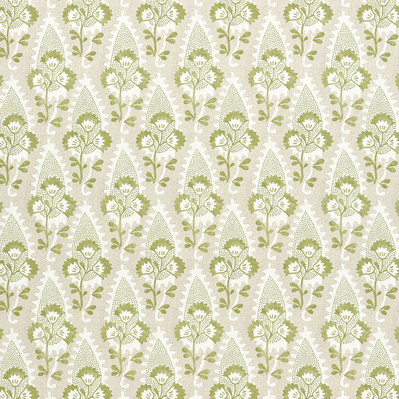 AF15121 Cornwall Antilles Green Fabric by Anna French