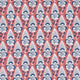 Cornwall Antilles Red/Blue Fabric by Anna French